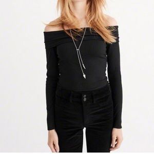 Abercrombie & Fitch Off the Shoulder Sweater Tops